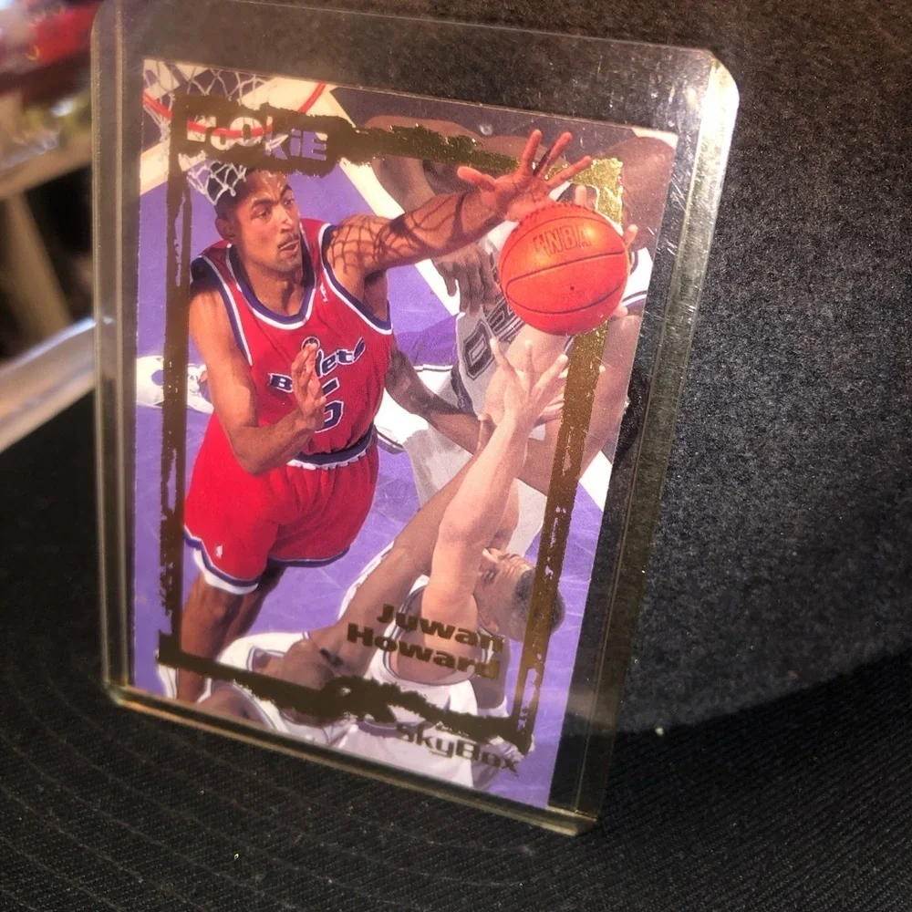 Juwan Howard Rookie Card Washington Bullets Michigan Fab 5
